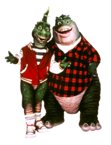 Dinosaurs Robbie and Earl Sinclair