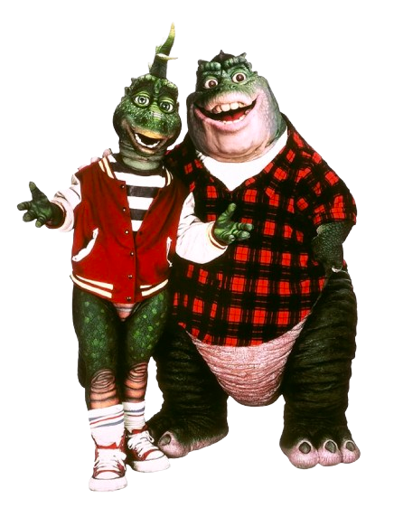 Dinosaurs – Robbie and Earl Sinclair – PNG Image
