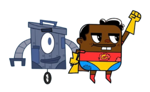 Garbage Boy & Trash Can Heroes