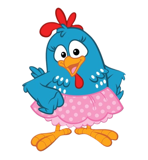 Lottie Dottie Chicken – Pink Skirt – PNG Image