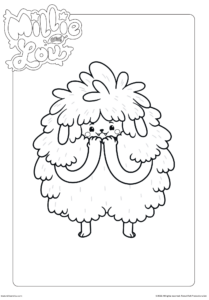 Millie and Lou – Yooty – Colouring Page