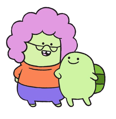 Bossy Bear – Gran-Gran and Turtle – PNG Image