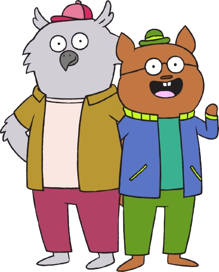 Bossy Bear – Two Friends – PNG Image