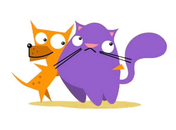 El Perro y El Gato – Best Friends – PNG Image