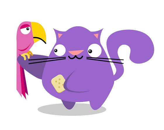 El Perro y El Gato – Bird Friend – PNG Image