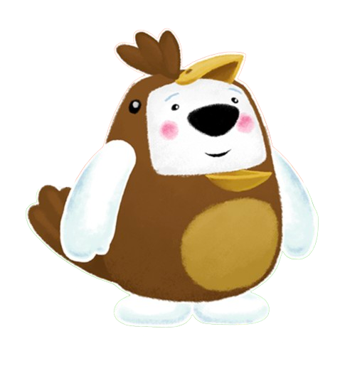 Fun with Claude – Bird Costume – PNG Image