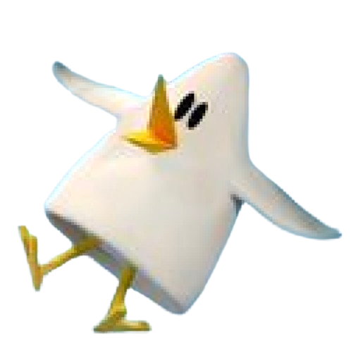 Harry and Bip – Flying Bird – PNG Image