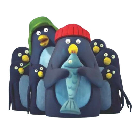 Harry and Bip – Penguins – PNG Image