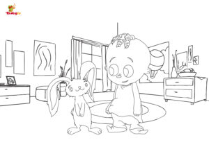 Look What I Found! – Play Room – Colouring Page