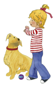 Meine Freundin Conni Conni with her Dog