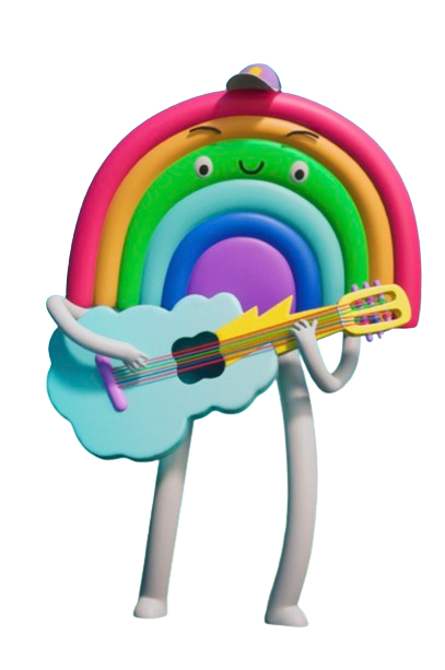 Mia's Magic Playground Musical Rainbowguy