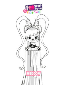 VIP Pets – Roxy – Colouring Page