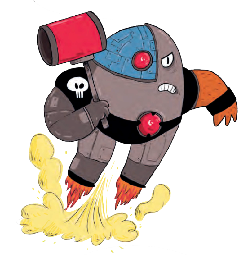 Agus and Monsters – Destructor – PNG Image