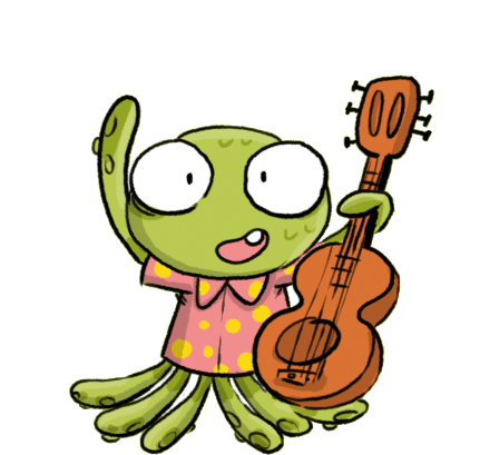 Agus and Monsters – Octosol – PNG Image