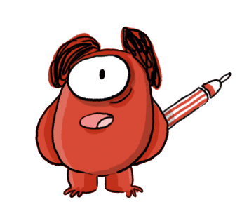 Agus and Monsters – Paintish – PNG Image