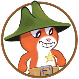 Billy the Cowboy Hamster Billy Sticker