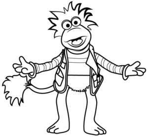 Fraggle Rock – Gobo – Colouring Page