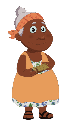 Guillermina y Candelario – Abuela Francisca – PNG Image
