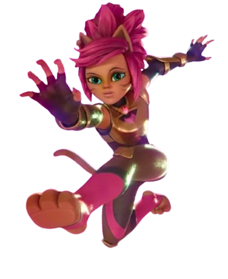 Kitti Katz – Tabitha Pouncing – PNG Image