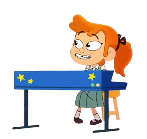 50/50 Heroes – Amber Piano Player – PNG Image