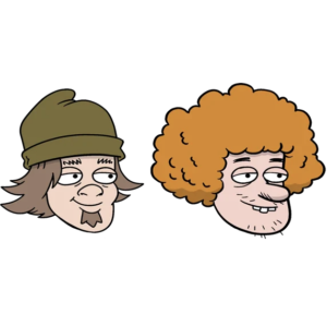 The Freak Brothers Chuck and Charlie