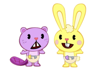 Happy Tree Friends Baby Cuddles and Toothy