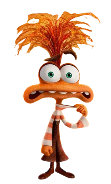Inside Out 2 – Anxiety – PNG Image