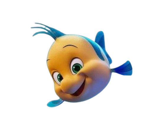 Ariel – Flounder – PNG Image