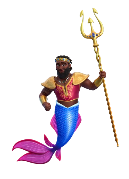 Ariel – King Triton – PNG Image